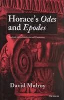 Tapa de Horace's odes and epodes