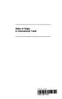 Tapa de Rules of origin in international trade
