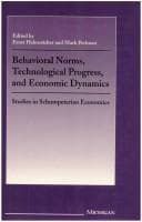 Tapa de Behavioral norms, technological progress, and economic dynamics