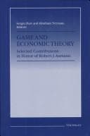 Tapa de Game and economic theory