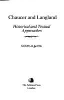 Tapa de Chaucer and Langland