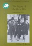 Tapa de The legacy of the Great War
