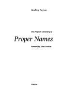 Tapa de Dictionary of Proper Names, The Penguin