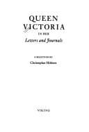 Tapa de Queen Victoria in Her Letters and Journals