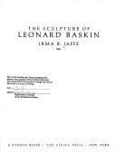 Tapa de The sculpture of Leonard Baskin