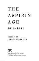 Tapa de The aspirin age, 1919-1941