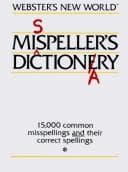 Tapa de Webster's New World Misspeller's Dictionary