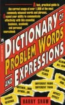 Tapa de Dictionary of Problem Words and Expression