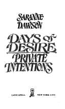 Tapa de Days of Desire, Private Intentions