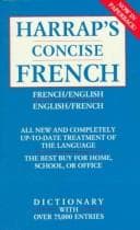 Tapa de Harrap's French-English, anglais-français concise dictionary/dictionnaire