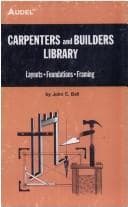 Tapa de Audel Carpenters and Builders Library No 3