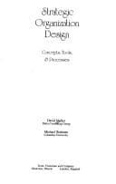 Tapa de Strategic Organization Design