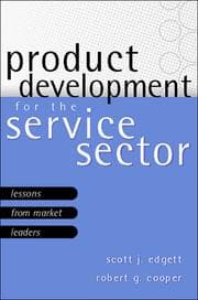 Tapa de Product development for the service sector