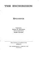 Tapa de The Enchiridion (Library of Liberal Arts)