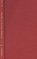 Tapa de Studies in ancient midrash