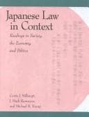 Tapa de Japanese law in context