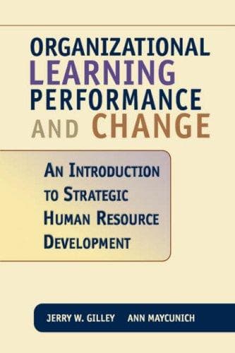 Tapa de Organizational learning, performance, and change