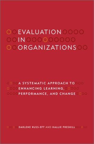 Tapa de Evaluation in organizations