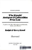 Tapa de Kovels Antiques & Coll Price L