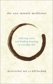 Tapa de The one-minute meditator