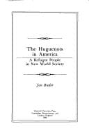 Tapa de The Huguenots in America