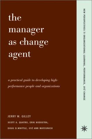 Tapa de The manager as change agent
