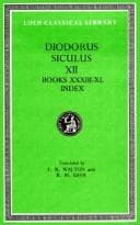 Tapa de Diodorus Siculus