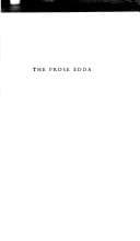 Tapa de Prose Edda of Snorri Sturluson