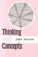 Tapa de Thinking with Concepts