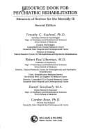 Tapa de Resource Book for Psychiatric Rehabilitation