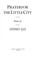 Tapa de Prayer for the Little City