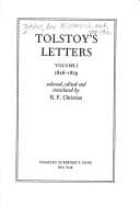 Tapa de Tolstoy's letters