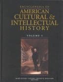 Tapa de ENCYCLOPEDIA OF AMERICAN CULTURAL & INTELLECTUAL HISTORY