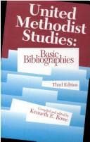 Tapa de United Methodist studies