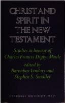 Tapa de Christ and Spirit in the New Testament