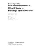Tapa de Proceedings of the Fourth International Conference on Wind Effects on Buildings and Structures