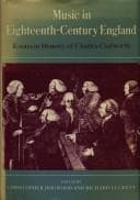 Tapa de Music in eighteenth-century England