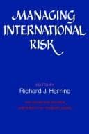 Tapa de Managing International Risk