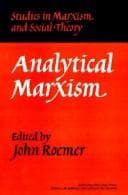 Tapa de Analytical Foundations of Marxism (Studies in Marxism and Social Theory)