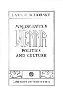Tapa de Fin-de-Siècle Vienna