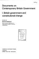 Tapa de British government and constitutional change