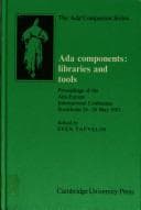 Tapa de Ada Components: Libraries and Tools
