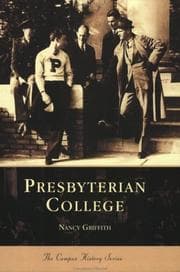 Tapa de Presbyterian College   (SC)  (College History)
