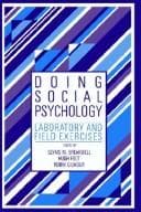 Tapa de Doing social psychology