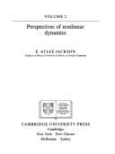 Tapa de Perspectives of Nonlinear Dynamics (Volume 2)