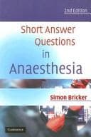 Tapa de Short Answer Questions in Anaesthesia
