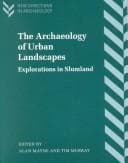 Tapa de The archaeology of urban landscapes