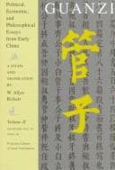 Tapa de Guanzi: Political, Economic, and Philosophical Essays from Early China