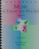 Tapa de Music in Theory and Practice