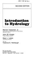 Tapa de Introduction to hydrology